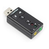 Tarjeta De  Sonido Usb Externa 3d Audio 7.1