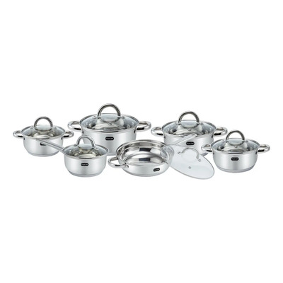 Batería De Cocina 12pz Acero Inox Verona Inducción Fraciel | Envío gratis
