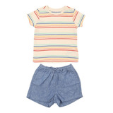 Set Old Navy Polera Estampada Y Short Multicolor