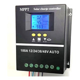 Controlador Solar Autoadaptável - 100a 48v Visor Lcd