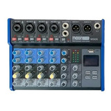 Consola Audio Mixer Moon Mse6 Fx Usb Bluetooth 6 Canales