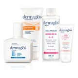 Dermaglós Combo Completo Rostro Cuerpo Limpieza Hidratación