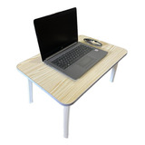 Mesa Plegable Para Cama Y Notebook Multifuncional De Madera