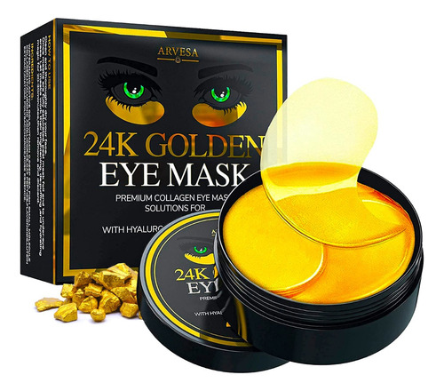 Mascarillas Para Reducir Ojeras Arvsa Golden Eye Mask 30pars