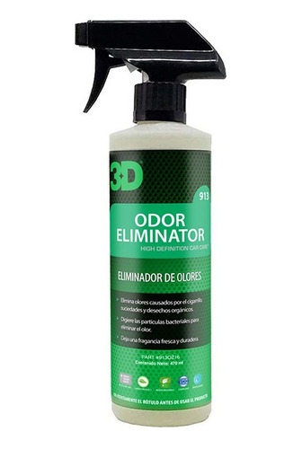 Eliminador De Olores 3d Detail Odor Eliminator Neutralizador