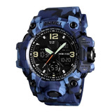 Reloj Skmei 1155  Camu Militar Hombre Digital Sumergible 