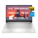 Portátil Hp 15.6'' Fhd Core I5, Compatible Con Windows 11.