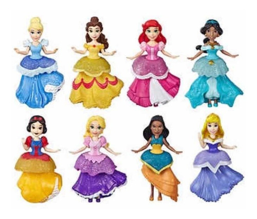 Pequeñas Muñecas De Princesas De Disney Pack De Colección