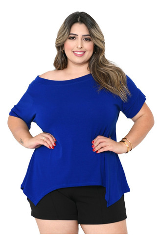 Blusa Bata Feminina Soltinha Plus Size  Gg Ao G5 Canoa Plus