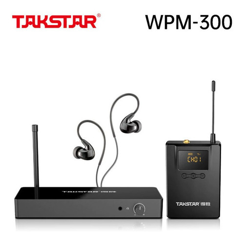 Retorno Inear Wpm300 Takstar Lançamento 5 Músicos Promoção