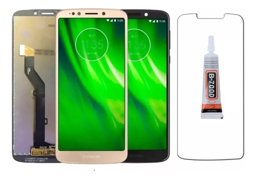 Tela Display Lcd Compativel Moto G6 Play Xt1922 + Brindes