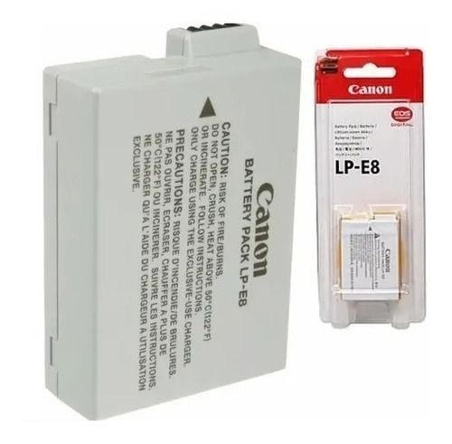 Bateria Canon Lp E8 Para Linha Eos