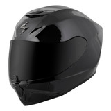 Casco Scorpion Exo Exo-r420 Full-face Negro Brilloso