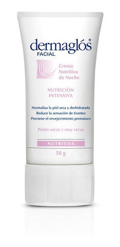 Crema Dermaglós Nutritiva De Noche Piel Seca X50g