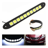 X2 Tira Led Cob Alto Brillo Neblineros Adhesivo Diseño Auto