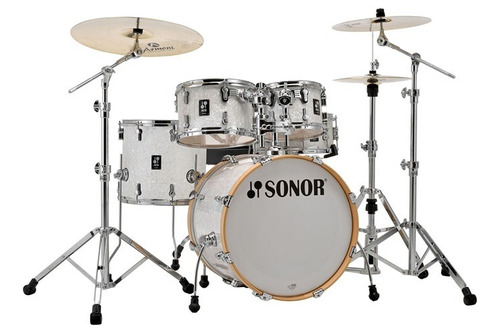 Sonor Aq2 Studio Bateria White Pearl Sin Fierros Maple