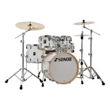 Sonor Aq2 Studio Bateria White Pearl Sin Fierros Maple