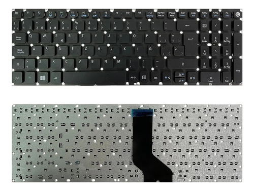 Teclado Acer Aspire A515-51, A515-51g, A515-51-51nz Español Color Negro