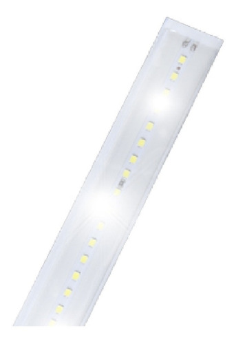 Tubo Led Regleta 12w 60cm Luz Blanca Interior 5 Piezas Pack Color Blanco