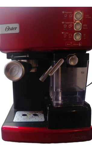 Cafetera   Espresso Oster Prima Late,  Roja ¡ Impecable!!