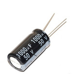 Capacitor Eletrolítico Radial 1.000uf * 50v (lote De 15 Pçs)