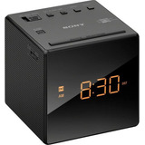 Sony Radio De Reloj Despertador Compacto Am/fm Con Fácil Lec