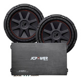 Pack Ampli Jc Power Jc1600.1 + 2 Subwoofer Kicker 43cvr104