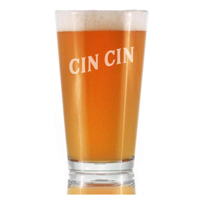 Vaso De Pinta Italiano Cin Cin Cheers Para Cerveza, Regalo