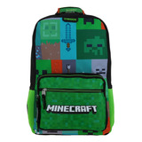 Mochila Escolar Chenson Grande Minecraft +lapicera +lonchera