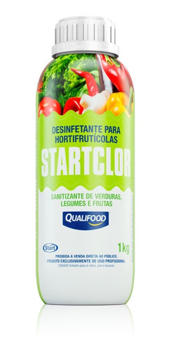 Sanitizante Frutas E Verduras Startclor 1 Kg Germinicida Pro