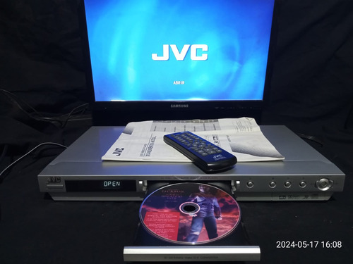 Dvd Player Jvc Xv-n33sl Super Conservado