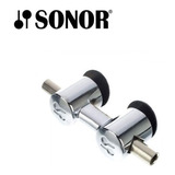 Sonor Dual Snare Drum Lug - Chrome ( Concha / Nuez )