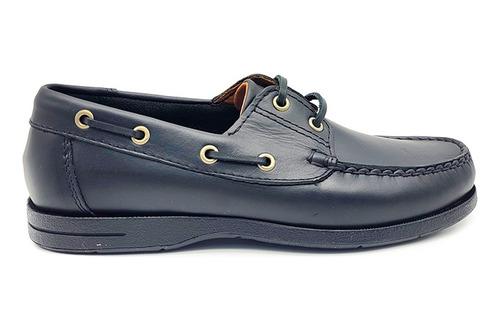 Náutico Hombre Mocasín Zapato Goma Cuero Mdz Alfred