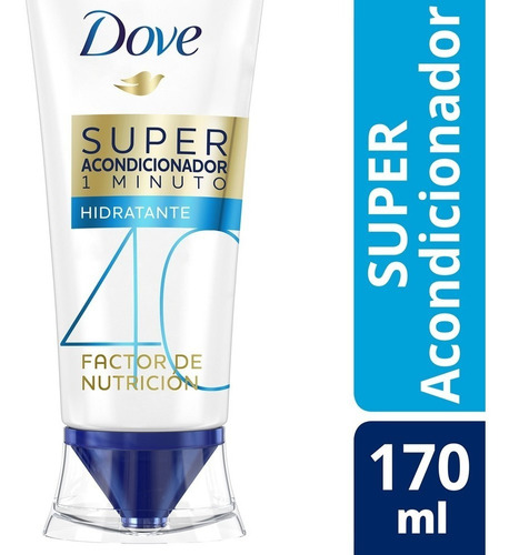  Dove Super Acondicionador 1 Minuto Factor Nutrición 40 170ml