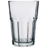 Vaso Vidrio Facetado Rigolleau Oslo 400ml Trago Largo X36