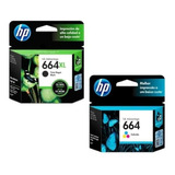 Cartuchos Originales Hp 664 Xl Negro + Color 5275 1115 2134