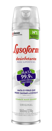 Lysoform Aerosol Desinfetante 360ml