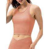 Camisetas Sin Mangas De Yoga Para Mujer Con Sosten Incorp Of