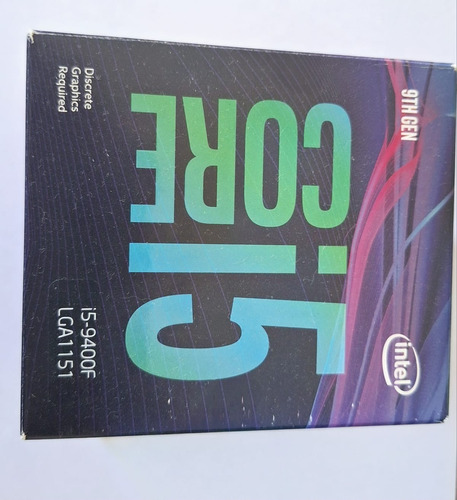 Cooler Disipador Intel Core I5 9° Gen.