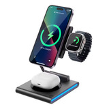 Estacion De Carga Rapida 3 En 1 Para iPhone/watch/AirPods 