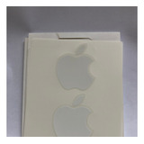 Kit 2 Mini Adesivos Cartela Apple Original Branco Vidro  