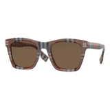 Burberry Cooper Bemm Gafas De Sol Cuadradas Marrones Para Ho