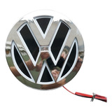 Logo Led Para Volkswagen 3 D Color Blanco Vw 11cm