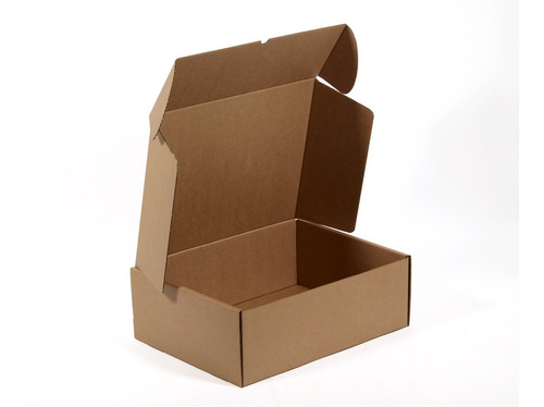 Cajas Carton Kraft Para Desayunos  Bodas Regalos 40x27x7