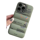 Funda Puffer Para iPhone 11 Con Diseño (verde)