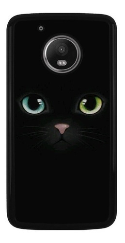 Funda Case Para Motorola Gato Negro Moda 02