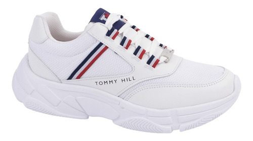 Tenis Casual Tommy Hill Blanco Para Mujer 0911