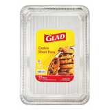 Glad Disposable Bakeware Aluminum Rectangular Cookie Sheets