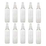 10 Frascos Spray Borrifador 100ml Cilindrico Alto