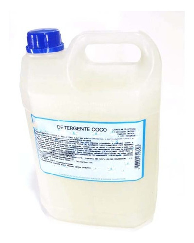 Lava Louças E Talhares Detergente De Coco Toque Suave 5l